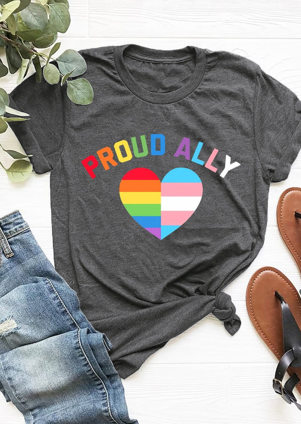 Proud Ally Graphic T-Shirt