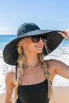 Classic Bow Accent Sunhat Extra Wide Brim (Multiple Colors)