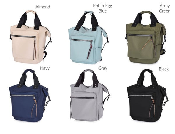 Everyday Backpack Tote (Multiple Colors)
