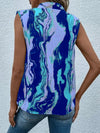 Full Size Printed Button Up Tank (Multiple Colors)