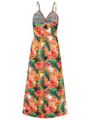 Twisted Printed V-Neck Cami Dress (Multiple Colors)