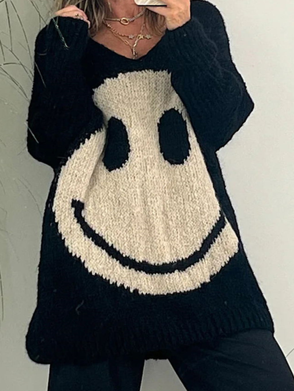 Smiling Sweater (Multiple Colors)