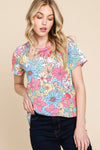 Floral Short Sleeve T-Shirt