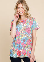 Floral Short Sleeve T-Shirt