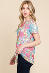 Floral Short Sleeve T-Shirt