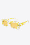 Tortoiseshell Rectangle Polycarbonate Sunglasses (Multiple Colors)