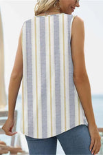 Printed Square Tank (Multiple Colors)