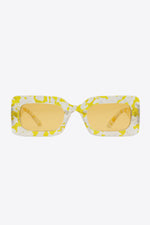 Tortoiseshell Rectangle Polycarbonate Sunglasses (Multiple Colors)