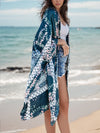 Printed Open Front Cover-Up (Multiple Colors)