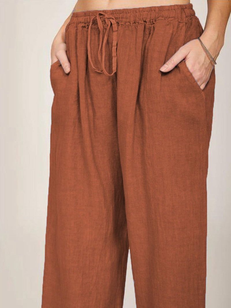 Full Size Long Pants (Multiple Colors)