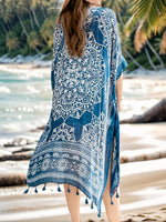 Tassel Printed Kimono (Multiple Colors)