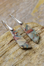 Handmade Stone Dangle Earrings (Multiple Colors)