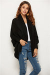 Open Front Batwing Sleeve Cardigan (Multiple Colors)