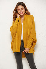 Open Front Batwing Sleeve Cardigan (Multiple Colors)