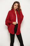 Open Front Batwing Sleeve Cardigan (Multiple Colors)