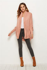 Open Front Batwing Sleeve Cardigan (Multiple Colors)