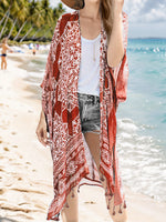 Tassel Printed Kimono (Multiple Colors)