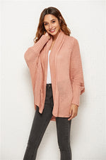 Open Front Batwing Sleeve Cardigan (Multiple Colors)