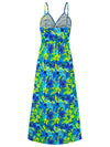 Twisted Printed V-Neck Cami Dress (Multiple Colors)