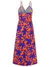 Twisted Printed V-Neck Cami Dress (Multiple Colors)