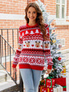 Fuzzy Reindeer Christmas Sweater