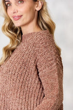 Tassel Trim Long Sleeve Sweater