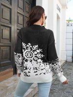 Snowflake Pattern Sweater
