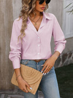 Striped Button Up Shirt (Multiple Colors)