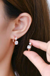 1.3 Carat Moissanite 925 Sterling Silver Double Stud Earrings