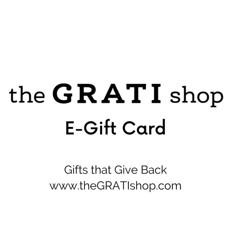 the GRATI shop E-Gift Card