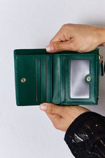 David Jones PU Leather Mini Wallet (Multiple Colors)