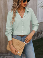 Striped Button Up Shirt (Multiple Colors)