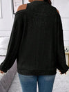 Round Neck Cold Shoulder Sweater (Multiple Colors)