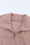 Pocketed Quarter Zip Collared Neck Sweatshirt (Multiple Colors)