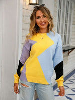 Color Block ZigZag Sweater (Multiple Colors)