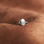 925 Sterling Silver Waves Signet Ring